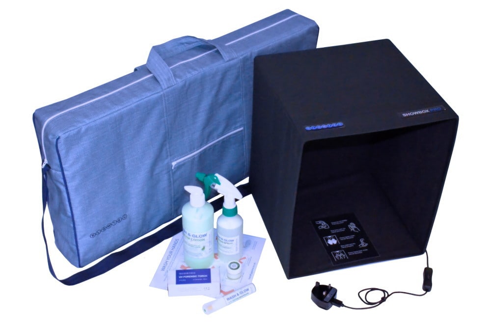 WASH & GLOW Showbox Pro - Hygiene Training Systems