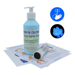wash & glow hand rub training kit 2