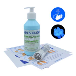 wash & glow hand rub training kit 2