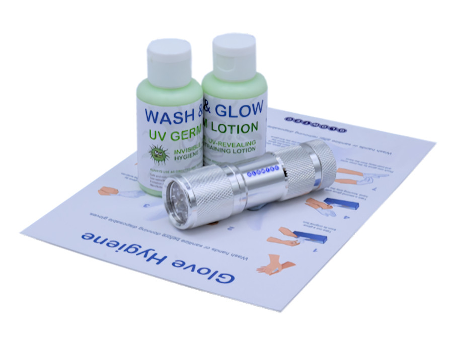Glove hygiene safety training kit