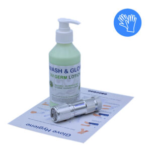 WASH & GLOW glove hygiene Training kit